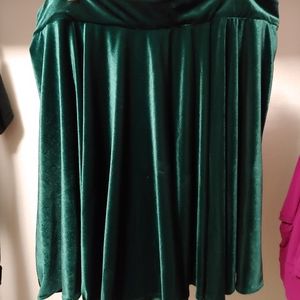 3x Pinup Couture velvet skater skirt